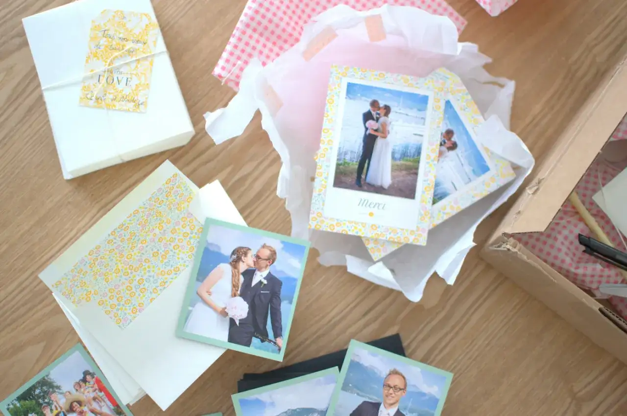 Carte de remerciement mariage - textes et idées personnalisées