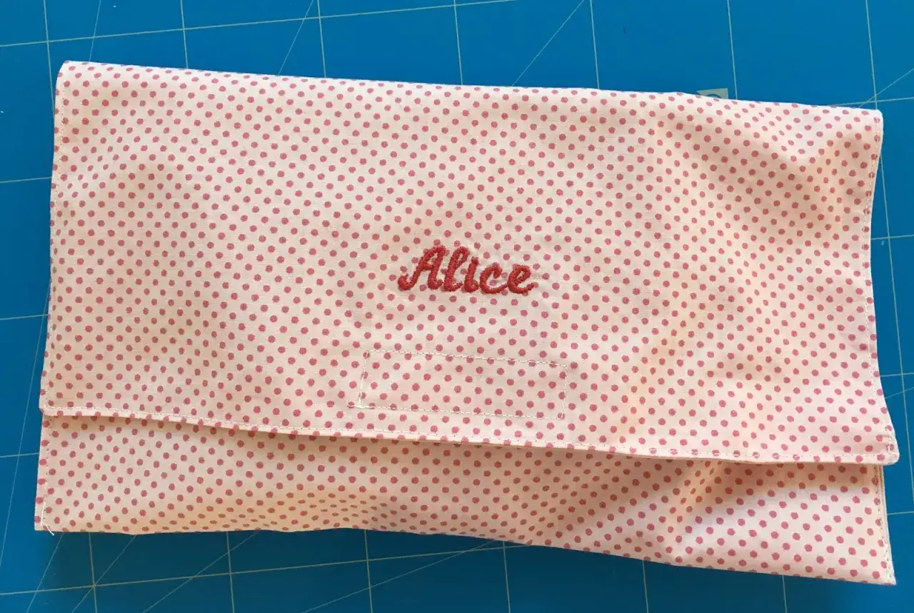 Tuto pochette range serviette de table personnalis&eacute;e 